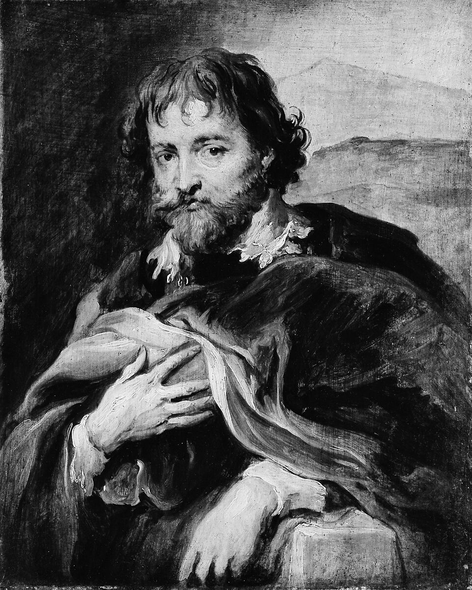 Sir Peter Paul Rubens (1577–1640), Copy after Anthony van Dyck (Flemish, 17th century), Oil on wood 