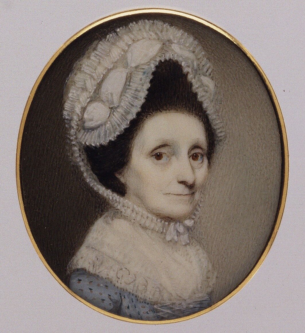 Mrs. Peter De Lancey (Elizabeth Colden, 1720–1784), George Engleheart (British, Kew 1750–1829 Blackheath), Ivory 