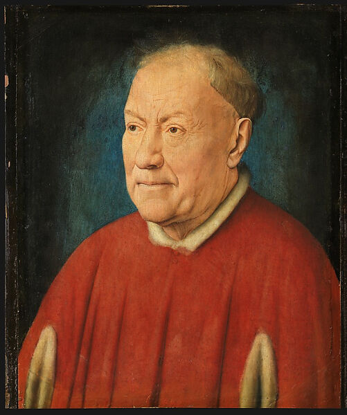 The Crucifixion; The Last Judgment, Jan van Eyck (Netherlandish, Maaseik ca. 1390–1441 Bruges), Oil on canvas, transferred from wood