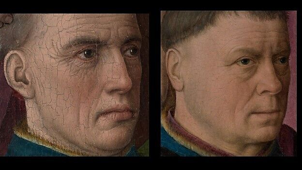 A Donor Presented by a Saint, Dieric Bouts (Netherlandish, Haarlem, active by 1457–died 1475), Oil on wood