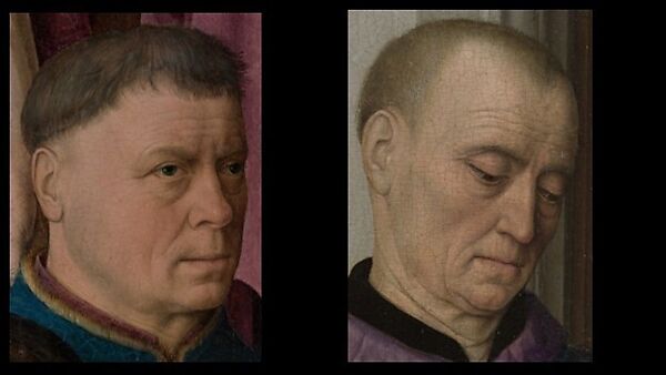 A Donor Presented by a Saint, Dieric Bouts (Netherlandish, Haarlem, active by 1457–died 1475), Oil on wood