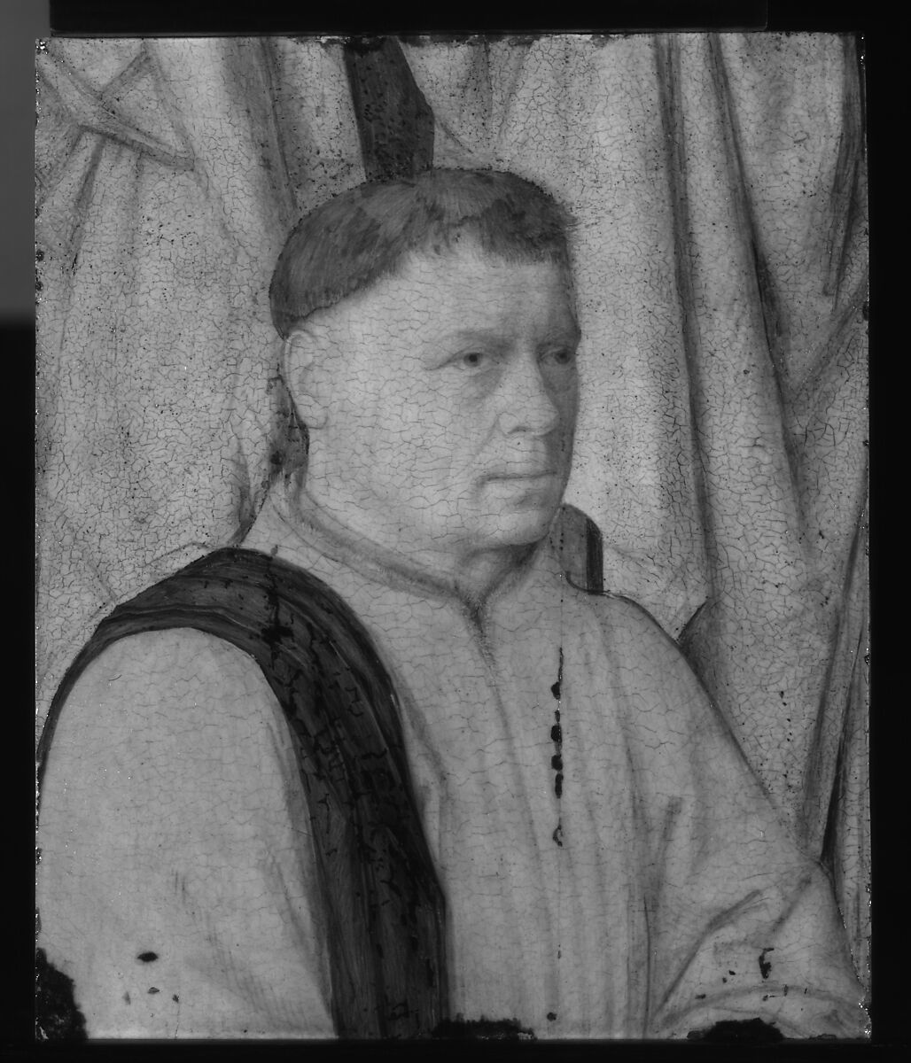 A Donor Presented by a Saint, Dieric Bouts (Netherlandish, Haarlem, active by 1457–died 1475), Oil on wood