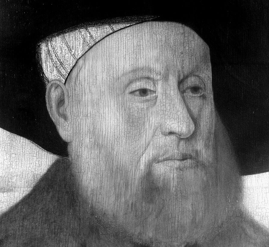 Heinrich(?) vom Rhein zum Mohren (1477–1536), Copy after Conrad Faber von Creuznach, Oil and gold on oak