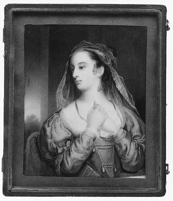Portrait of a Woman, Joshua Wilson Faulkner (British, active ca. 1809–20), Ivory 