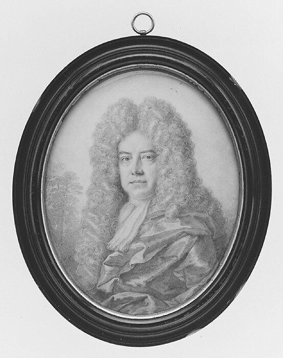 Portrait of a Man, Thomas Forster (British, active ca. 1690–1713), Plumbago on vellum 