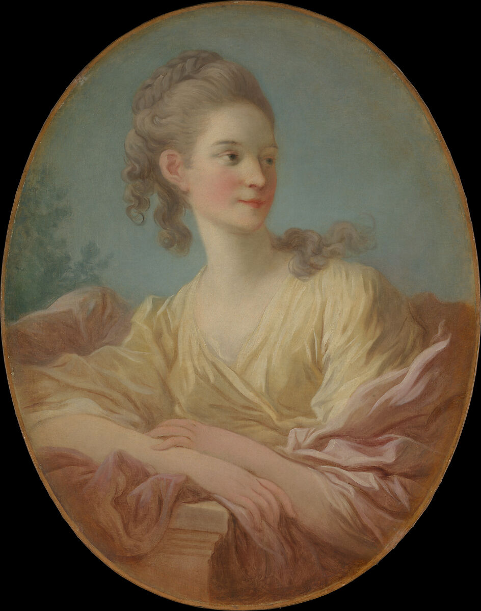 Portrait of a Young Woman, Jean Honoré Fragonard (French, Grasse 1732–1806 Paris), Oil on canvas 