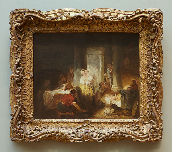Roman Interior, Jean Honoré Fragonard (French, Grasse 1732–1806 Paris), Oil on canvas