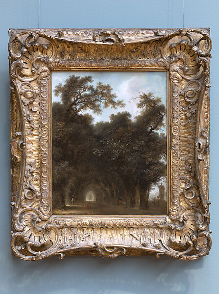 A Shaded Avenue, Jean Honoré Fragonard (French, Grasse 1732–1806 Paris), Oil on wood