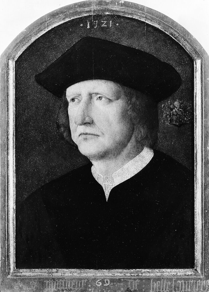 Monsieur de Bellefourière, French Painter (dated 1521), Oil on wood 