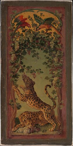 Panthers of Bacchus Eating Grapes