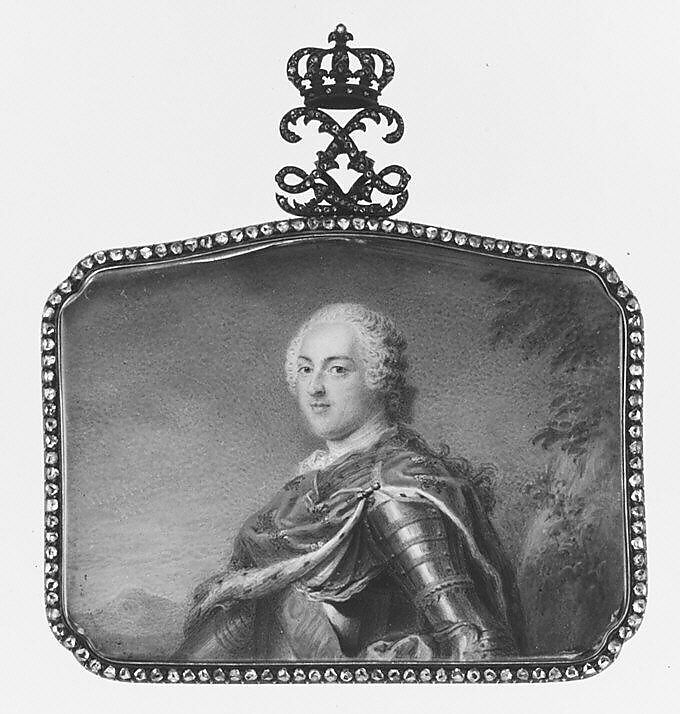 Louis XV (1710–1774), King of France, French Painter (ca. 1750), Vellum 