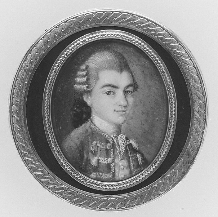 Portrait of a Man, French Painter (ca. 1770), Ivory 