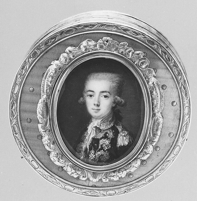 Portrait of a Man, French Painter (ca. 1778), Ivory 