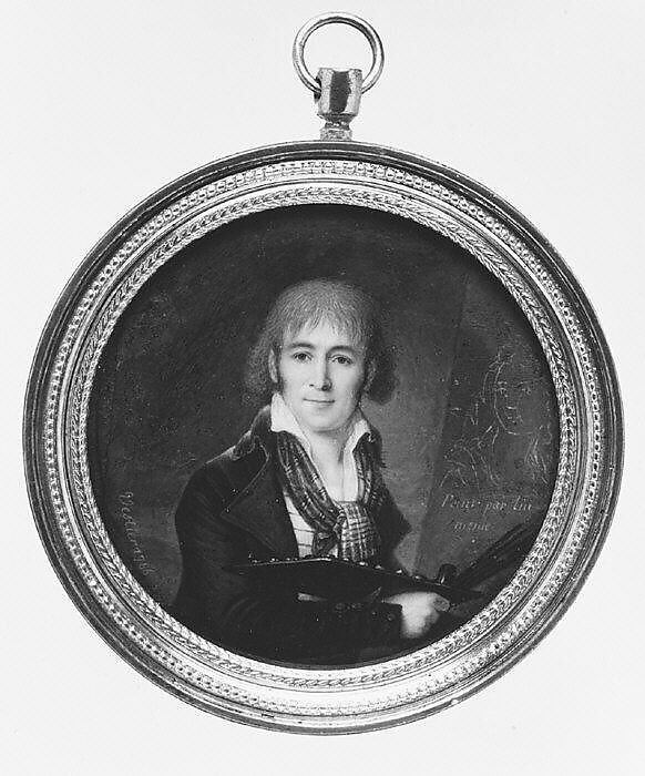 Self-Portrait of an Unidentified Artist, French Painter (ca. 1790), Ivory 
