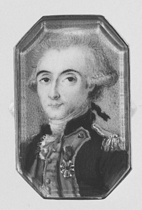 Marquis de Lafayette (1757–1834), French Painter (ca. 1790), Ivory 