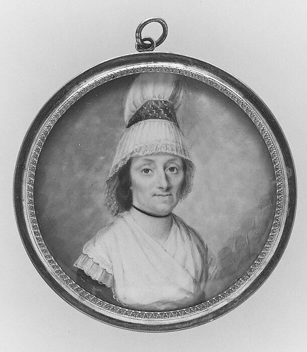 Portrait of a Woman, French Painter (ca. 1790), Ivory 