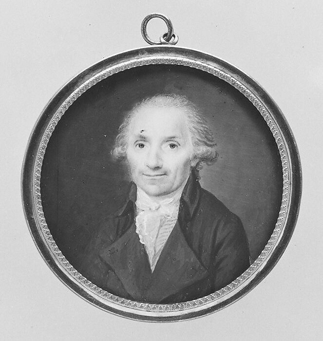 Portrait of a Man, French Painter (ca. 1790), Ivory 