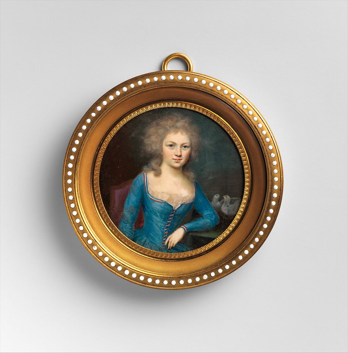 Portrait of a Woman, French Painter (ca. 1795), Ivory 