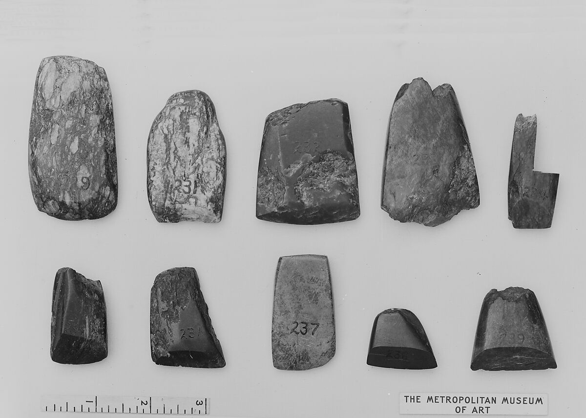 Hatchet fragment, Nephrite, Canada (British Columbia)