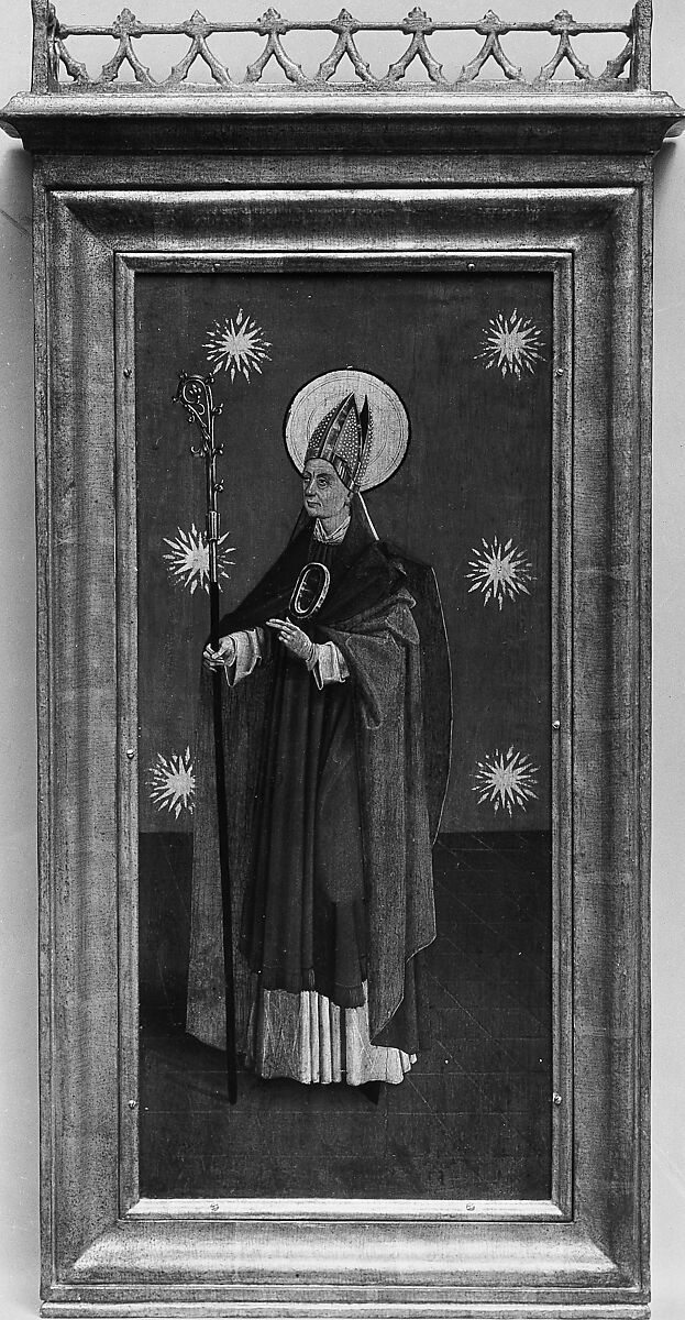 The Crucifixion, (reverse) Saint Francis of Assisi; The Resurrection, (reverse) An Abbot Saint, Possibly Saint Benedict, Northern French Painter (ca. 1460), Oil on wood