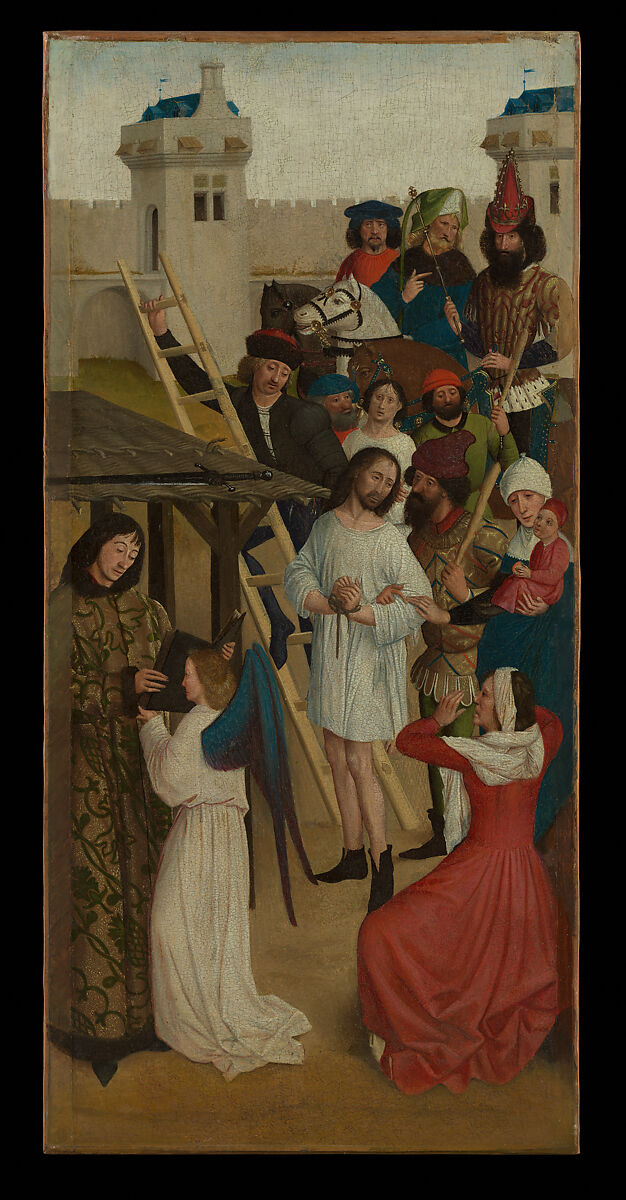 The Martyrdom of Saint Adrian; The Martyrdom of Two Saints, Possibly Ache and Acheul, Northern French Painter (ca. 1480), Oil on canvas, transferred from wood