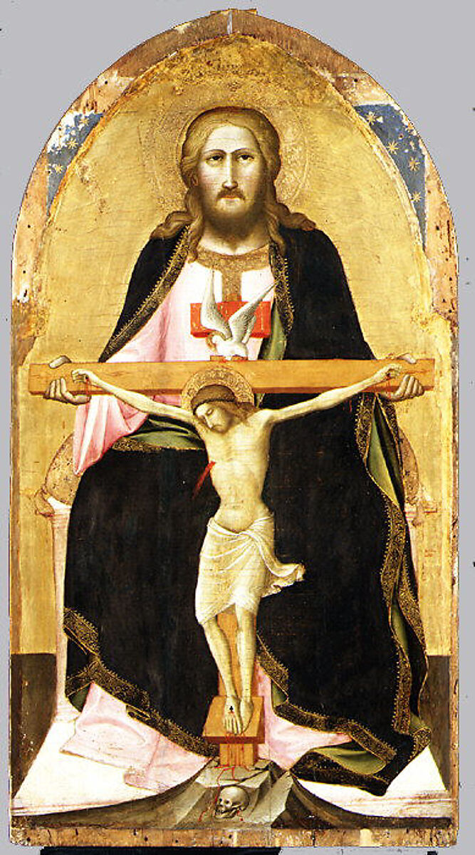 The Trinity, Agnolo Gaddi (Italian, Florentine, active by 1369–died 1396), Tempera on wood, gold ground 