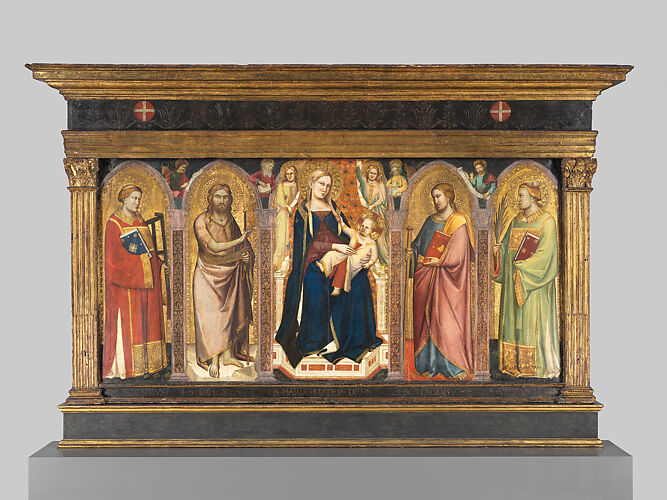 Madonna and Child Enthroned with Saints