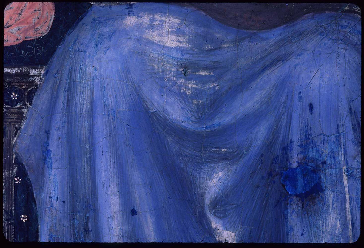 Madonna and Child with Angels, Gentile da Fabriano (Gentile di Niccolò di Giovanni di Massio) (Italian, Umbrian, active by 1408–died 1427), Tempera on wood, traces of gold ground