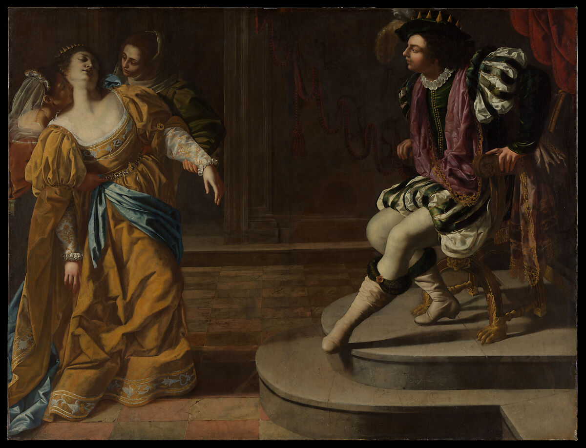 Esther before Ahasuerus, Artemisia Gentileschi (Italian, born Rome 1593–died Naples 1654 or later), Oil on canvas 