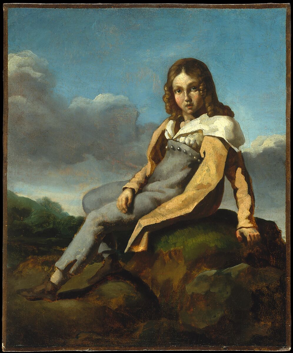 Alfred Dedreux (1810–1860) as a Child, Théodore Gericault  French, Oil on canvas