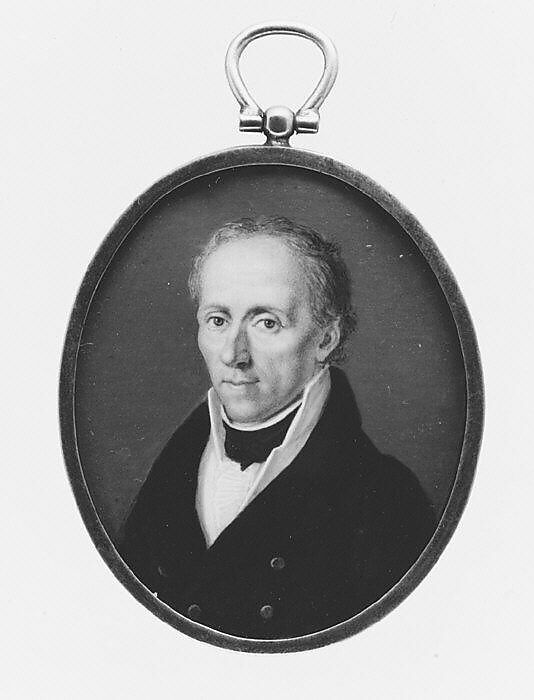 Portrait of a Man, German Painter (ca. 1810), Ivory 