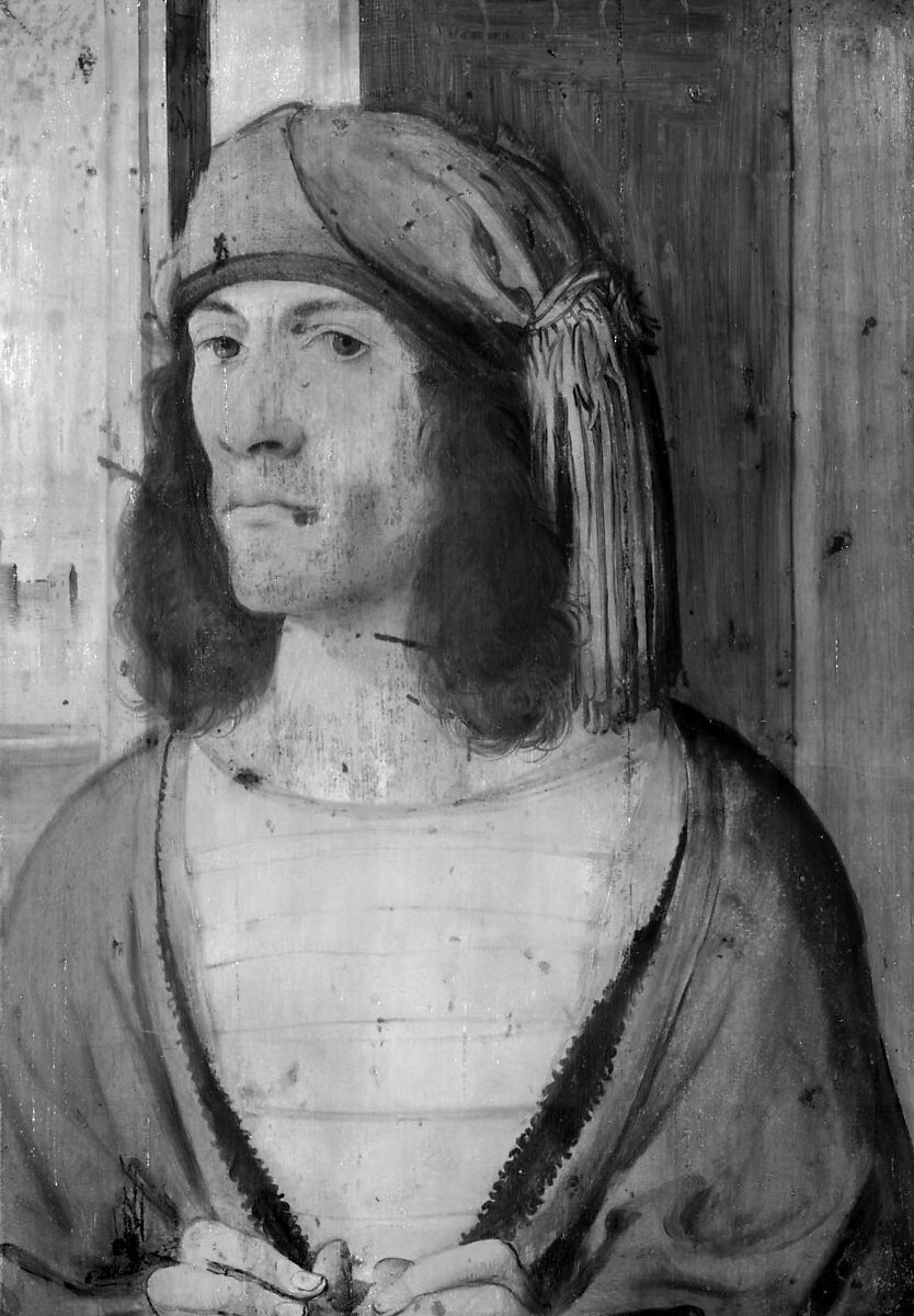 Portrait of a Man, German (Nuremberg) Painter (late 15th century), Oil on linden
