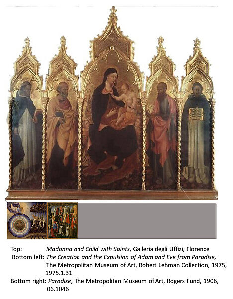 Paradise, Giovanni di Paolo (Giovanni di Paolo di Grazia) (Italian, Siena 1398–1482 Siena), Tempera and gold on canvas, transferred from wood