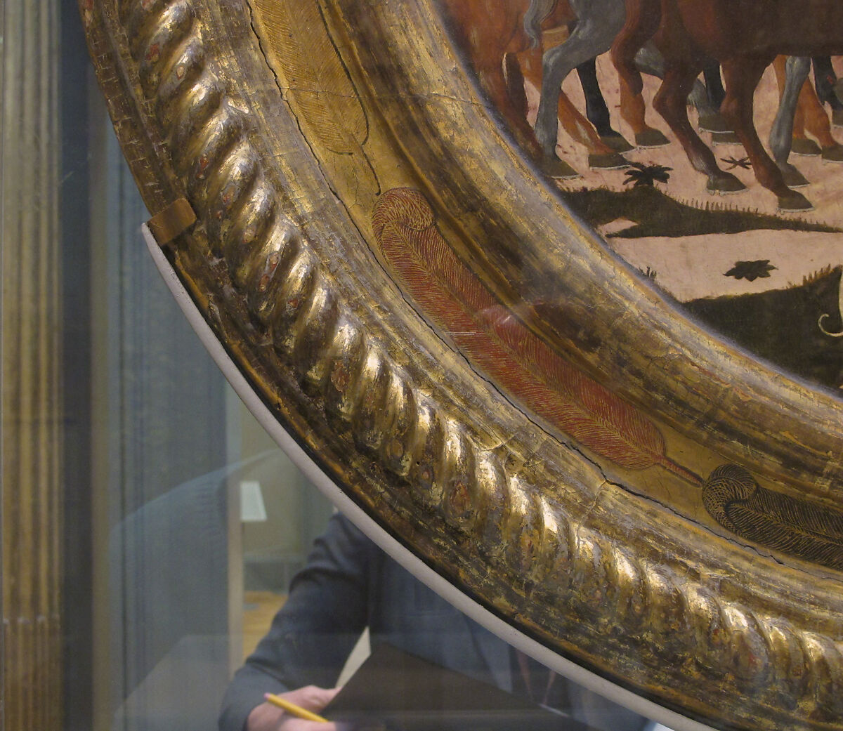 The Triumph of Fame; (reverse) Impresa of the Medici Family and Arms of the Medici and Tornabuoni Families, Giovanni di ser Giovanni Guidi (called Scheggia) (Italian, San Giovanni Valdarno 1406–1486 Florence), Tempera, silver, and gold on wood