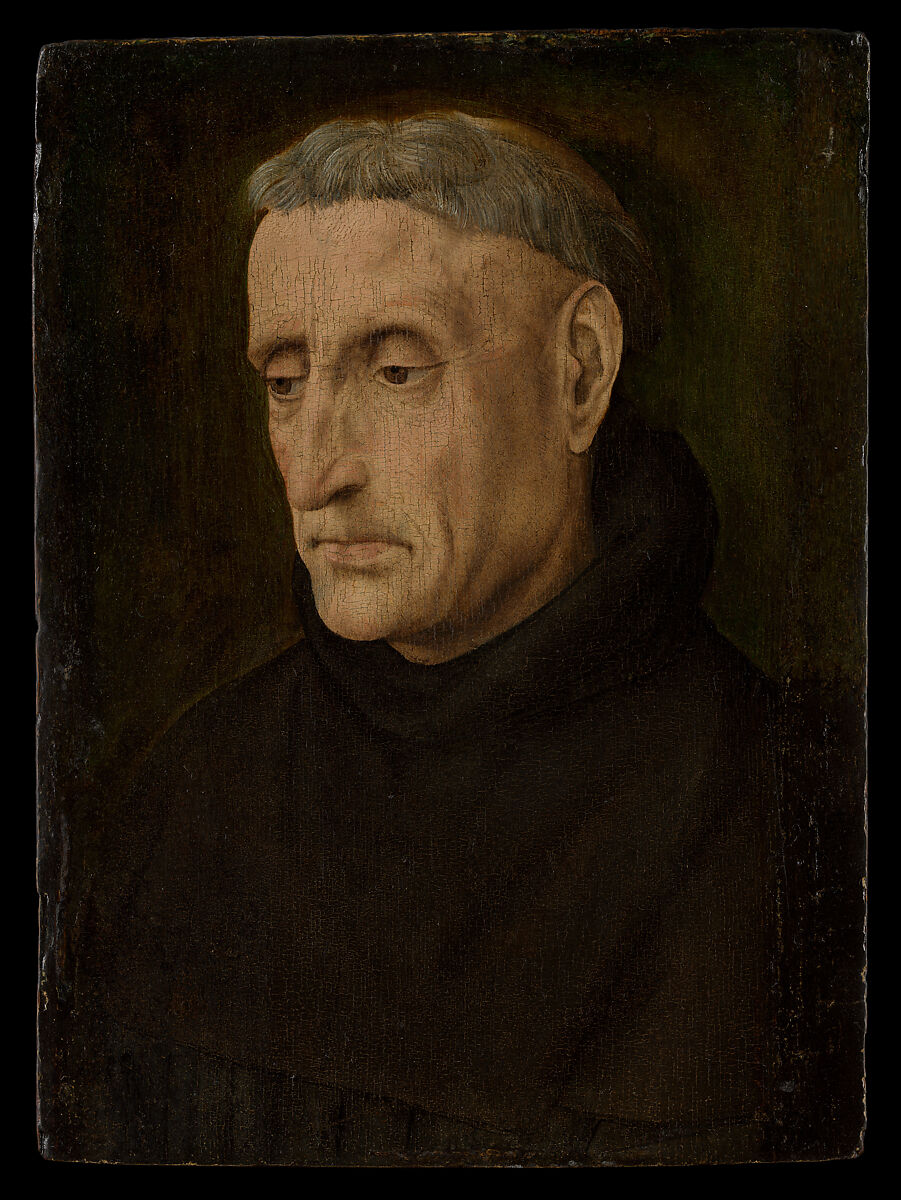A Benedictine Monk, Circle of Hugo van der Goes (Netherlandish, early 1480s), Oil on wood 