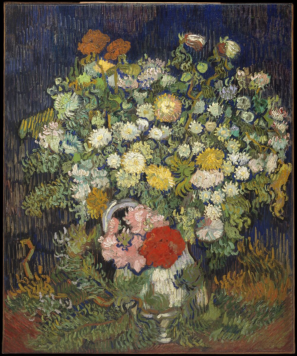 Vincent Van Gogh Bouquet Of Flowers In A Vase The Met