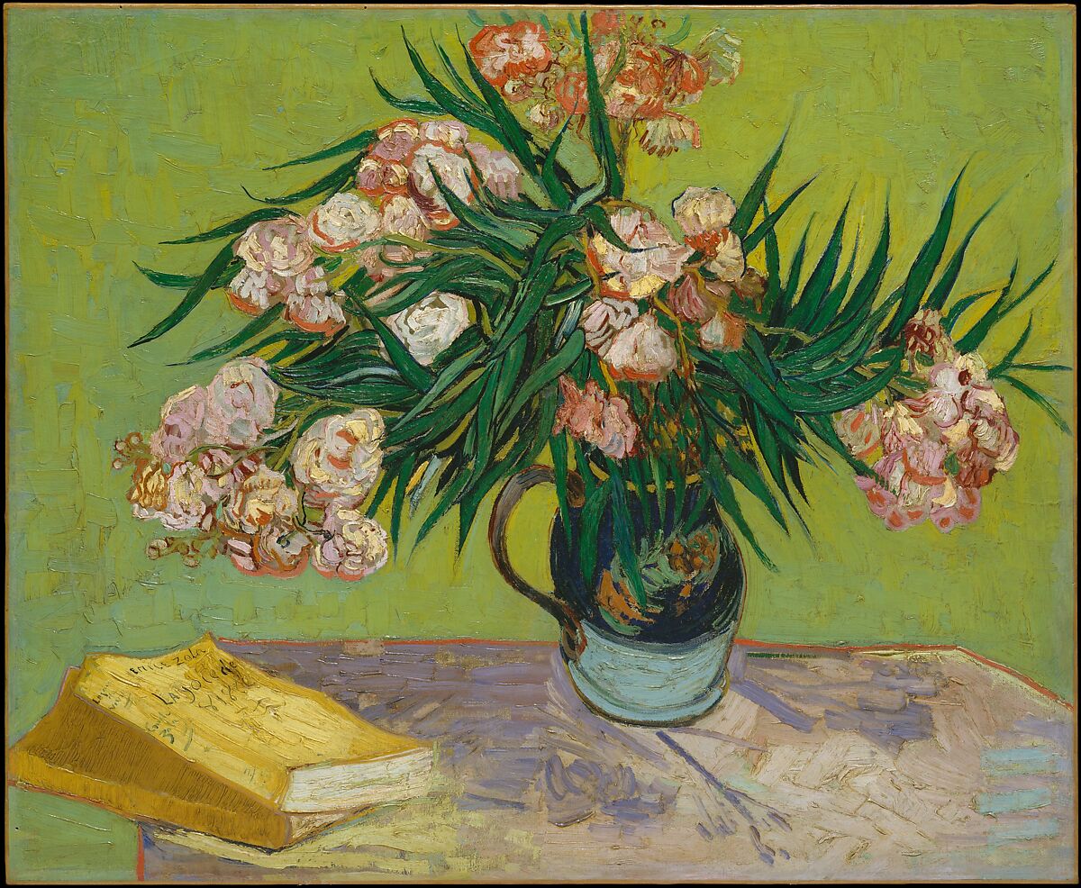 Oleanders, Vincent van Gogh  Dutch, Oil on canvas