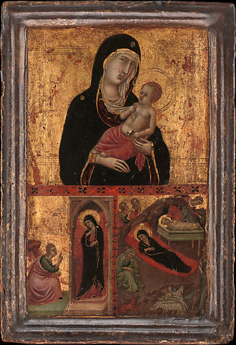 Madonna and Child with the Annunciation and the Nativity