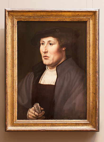 Portrait of a Man, Jan Gossart (called Mabuse) (Netherlandish, Maubeuge ca. 1478–1532 Antwerp (?)), Oil on wood