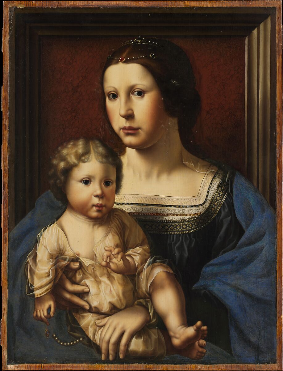 Virgin and Child, Jan Gossart (called Mabuse)  Netherlandish, Oil on wood