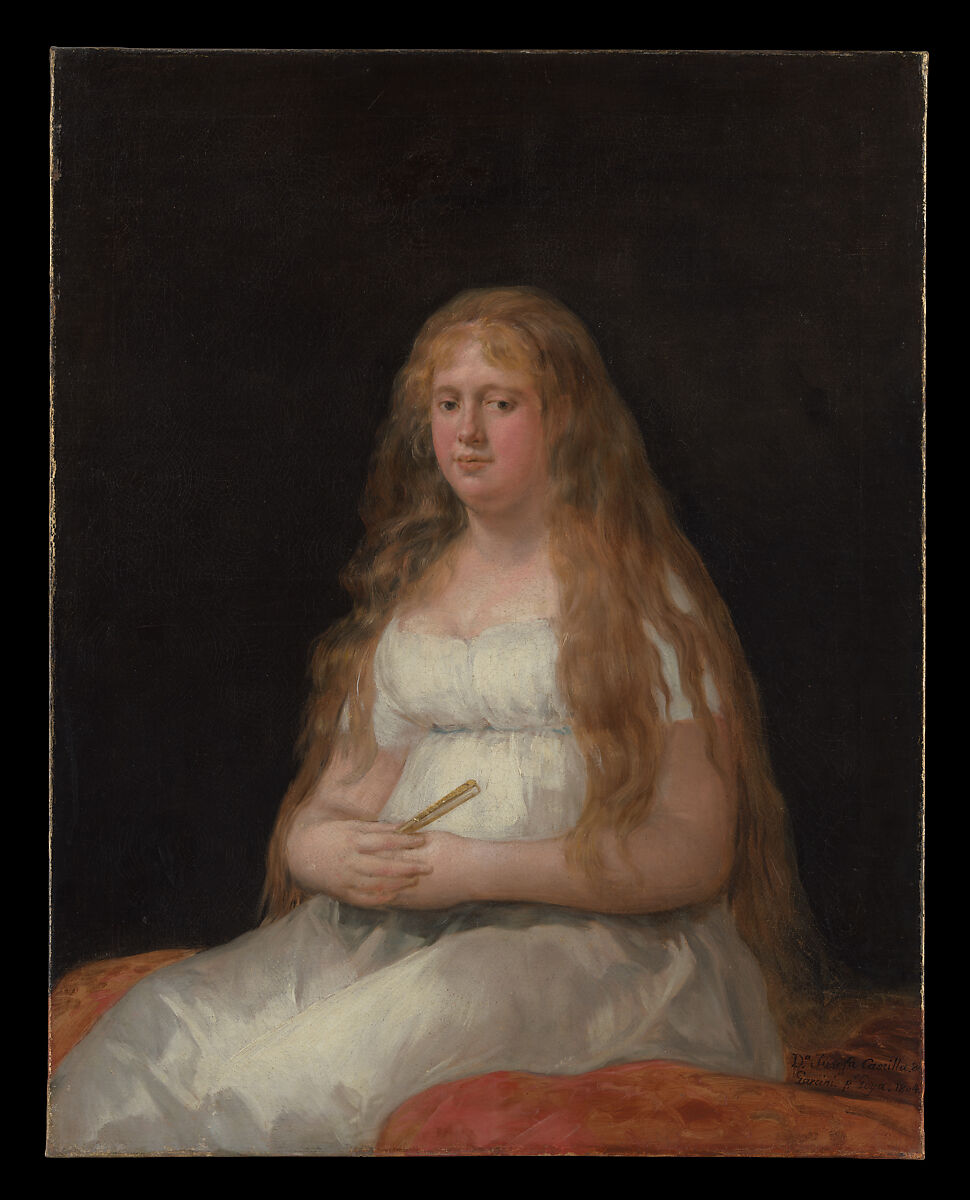 Josefa de Castilla Portugal y van Asbrock de Garcini (1775–about 1850), Goya (Francisco de Goya y Lucientes) (Spanish, Fuendetodos 1746–1828 Bordeaux), Oil on canvas 