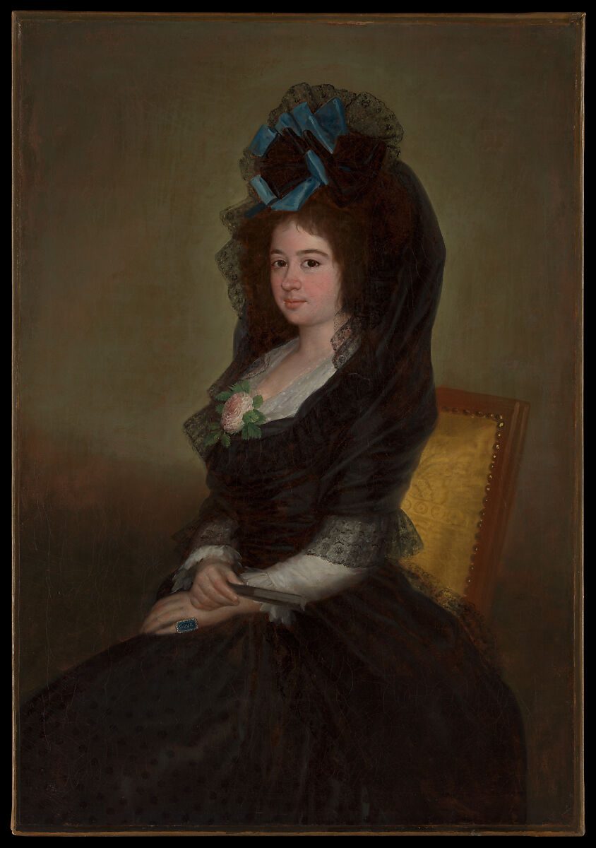 Narcisa Barañana de Goicoechea, Attributed to Goya (Francisco de Goya y Lucientes) (Spanish, Fuendetodos 1746–1828 Bordeaux), Oil on canvas 