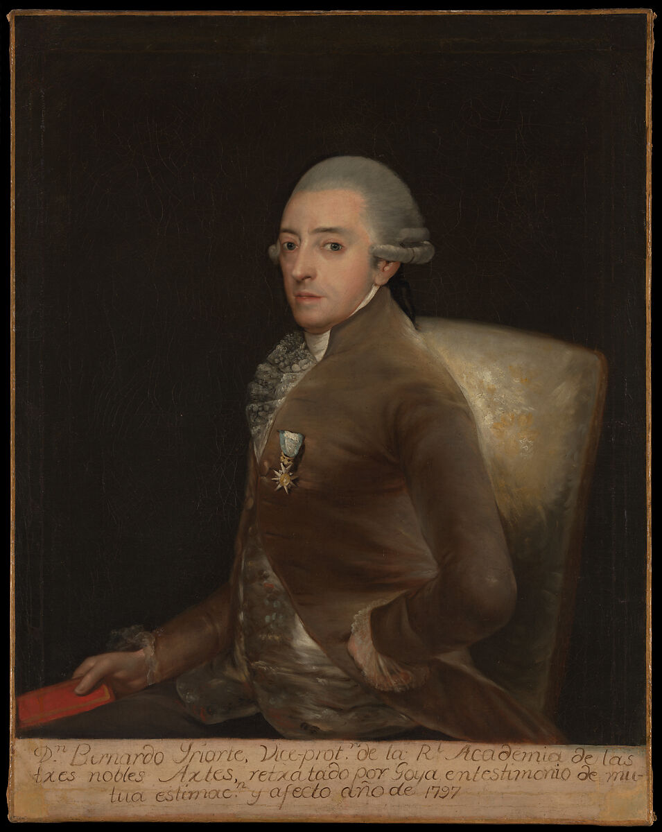 Don Bernardo de Iriarte (1735–1814), Copy after Goya (Spanish, 1797 or later), Oil on canvas 
