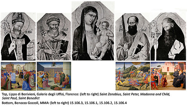 The Conversion of Saint Paul, Benozzo Gozzoli (Benozzo di Lese di Sandro) (Italian, Florence ca. 1420–1497 Pistoia), Tempera on wood