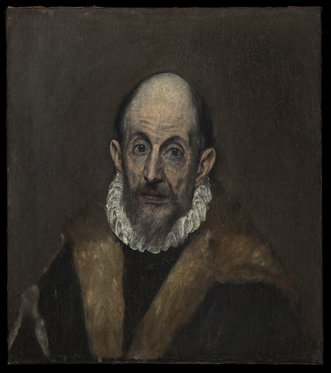 Portrait of an Old Man, El Greco (Domenikos Theotokopoulos) (Greek, Iráklion (Candia) 1541–1614 Toledo), Oil on canvas 