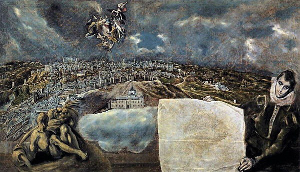 View of Toledo, El Greco (Domenikos Theotokopoulos) (Greek, Iráklion (Candia) 1541–1614 Toledo), Oil on canvas