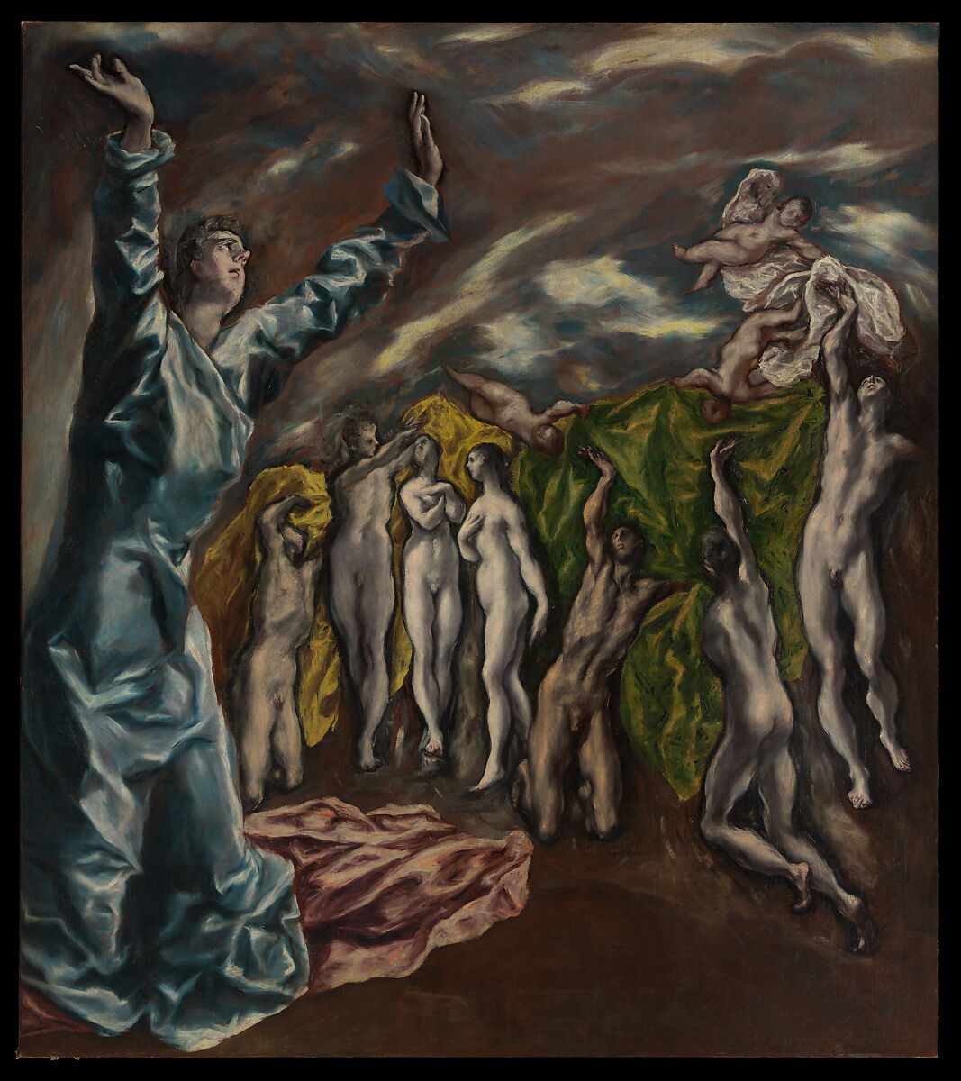 The Vision of Saint John, El Greco (Domenikos Theotokopoulos)  Greek, Oil on canvas