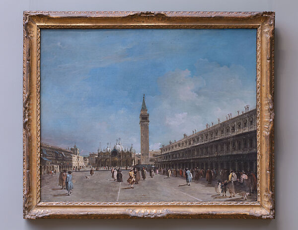 Piazza San Marco, Francesco Guardi (Italian, Venice 1712–1793 Venice), Oil on canvas