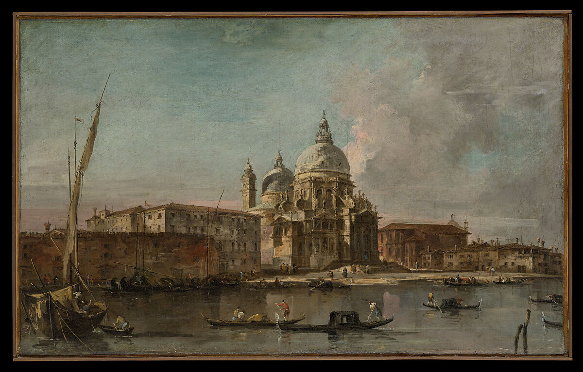 Santa Maria della Salute, Francesco Guardi (Italian, Venice 1712–1793 Venice), Oil on canvas 