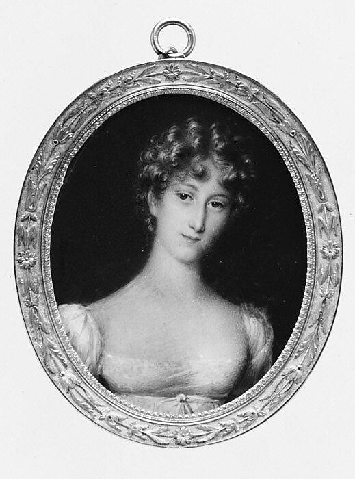 Portrait of a Woman, Jean Urbain Guérin (French, 1761–1836), Ivory 